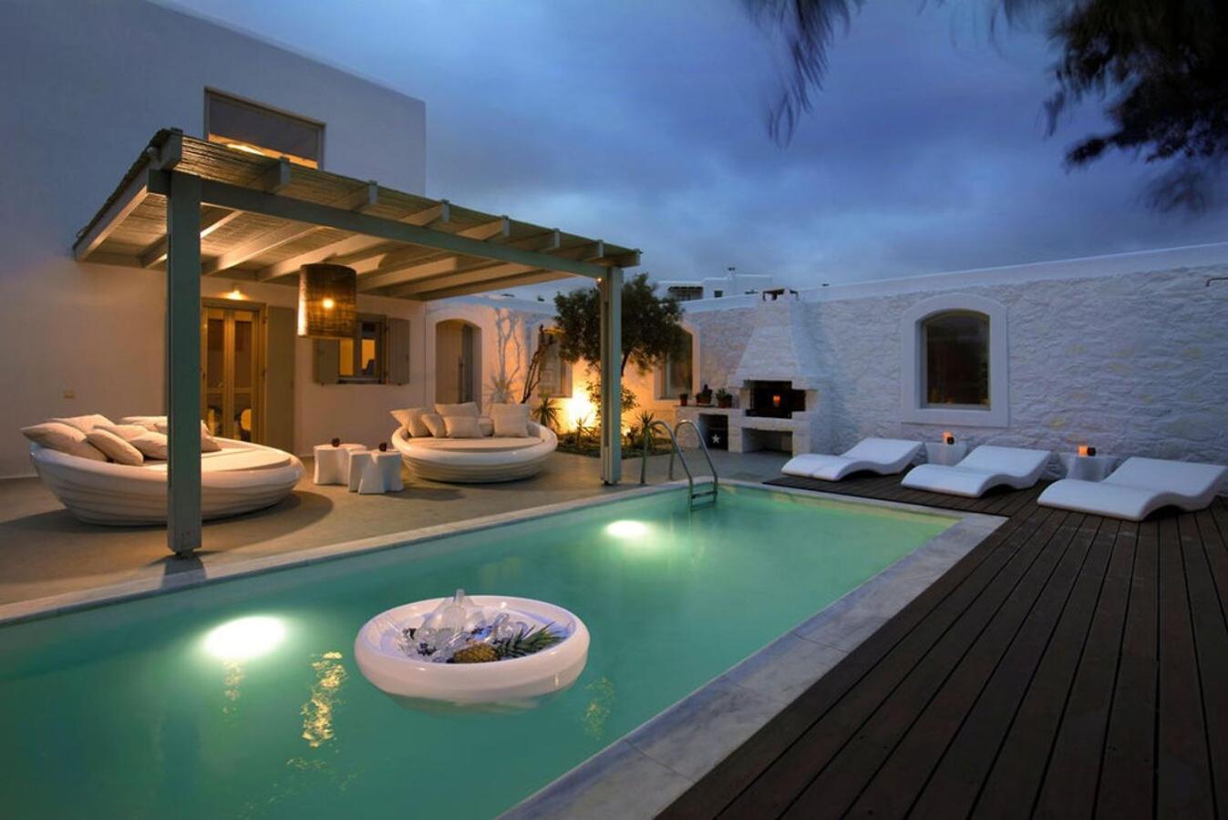 Villa Dafni 4Bed With Pool In Kalafatis Spilia Mykonos Town 외부 사진