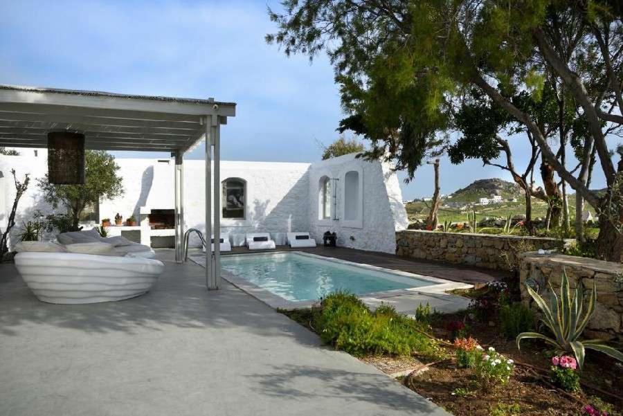 Villa Dafni 4Bed With Pool In Kalafatis Spilia Mykonos Town 외부 사진