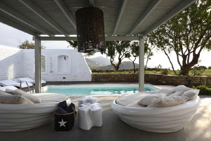 Villa Dafni 4Bed With Pool In Kalafatis Spilia Mykonos Town 외부 사진
