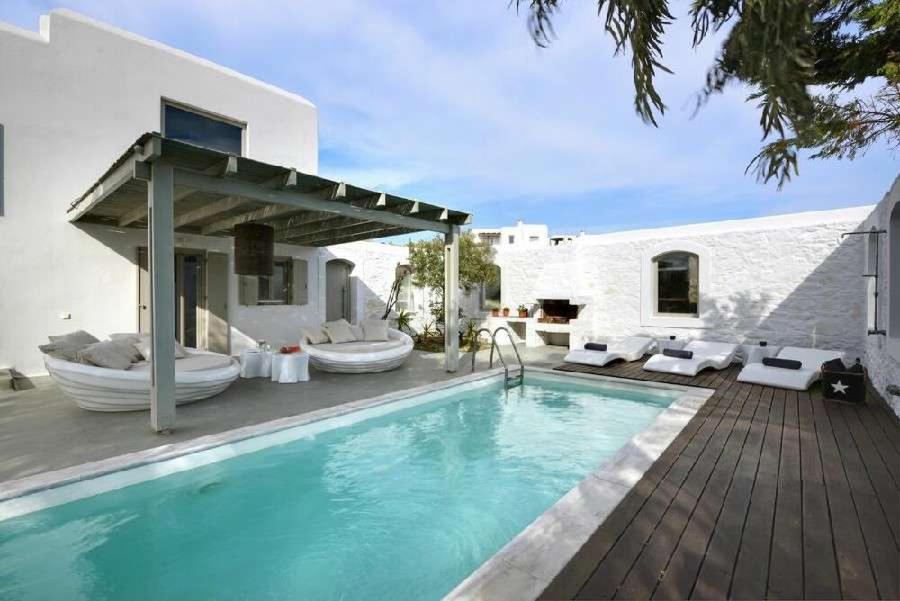 Villa Dafni 4Bed With Pool In Kalafatis Spilia Mykonos Town 외부 사진